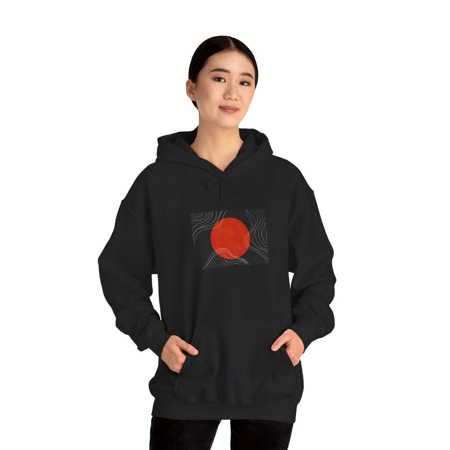 Minimalist Graphic Hoodie for Comfort, Cozy Sweatshirt for Everyday Wear, Trendy Hooded Pullover, Casual Gift for Friends