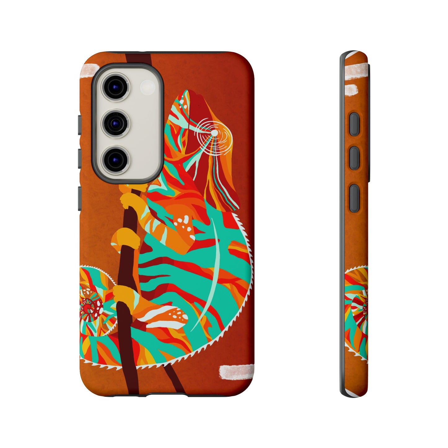 Chameleon Phone Case - Vibrant Artistic Design, Tough Cases for Animal Lovers, Unique Gift, Eco-Friendly Protection