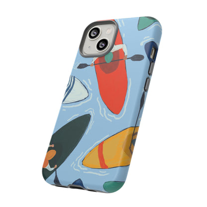Kayak Phone Case - Tough Cases for Outdoor Enthusiasts, Birthday Gifts, Adventure Gear, Kayaking Accessories, Nature Lover Decor, Artsy Phone Cases