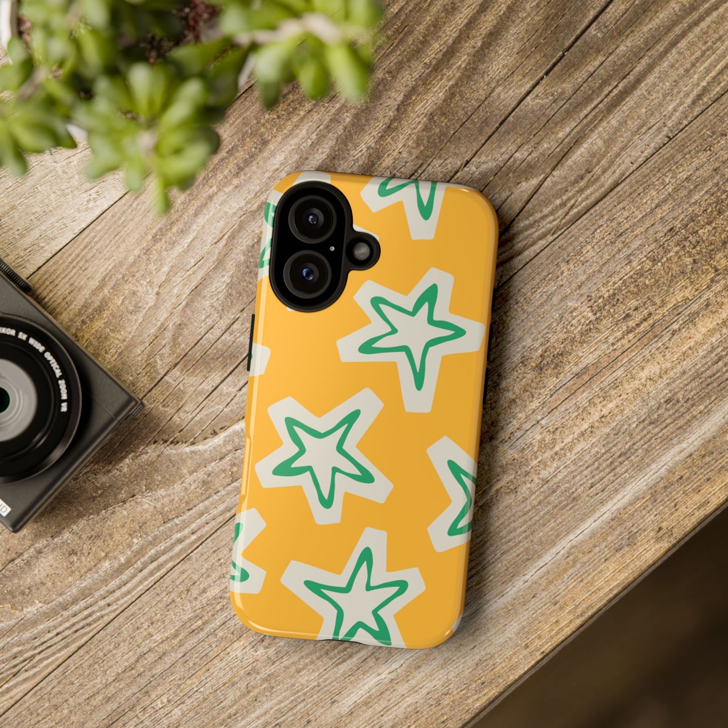 Retro Star Pattern Phone Case | Tough Cases, Colorful Cover for Phones, Phone Accessories, Gift for Her, Trendy Cases