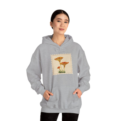 Botanical Print Hoodie, Cozy Sweatshirt, Nature Lover Gift, Comfortable Casual Wear, Fall Fashion, Unisex Hoodie, Comfy Mushroom Hoodie, Nature Vibes, Perfect for Fall