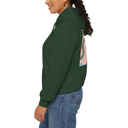 Vibrant Unisex Hoodie with Zen Frog and Snake Design, Cool Gift for Nature Lovers, Casual Wear for All Occasions, Gift for Her, Cool Hoodies