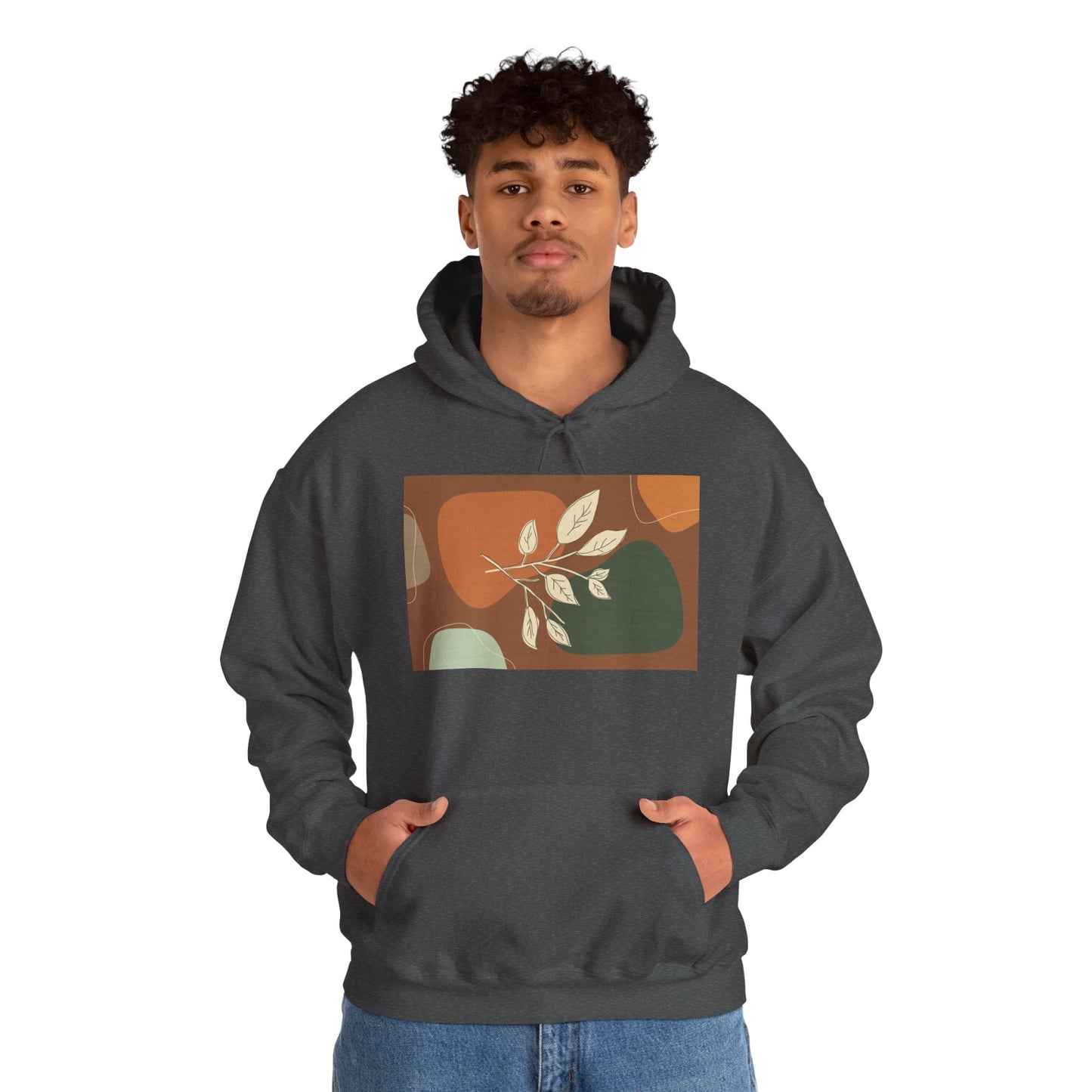 Botanical Design Unisex Hoodie, Cozy Sweatshirt for Nature Lovers, Gift for Friends, Autumn Fashion, Comfortable Casual Wear