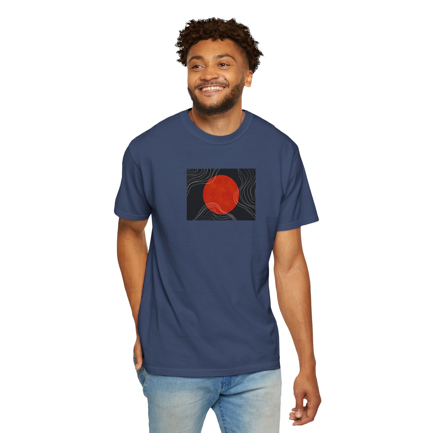 Sunset Vibes Unisex T-Shirt, Casual Summer Tee, Bohemian Shirt, Gift for Art Lovers, Men's and Women's Fashion