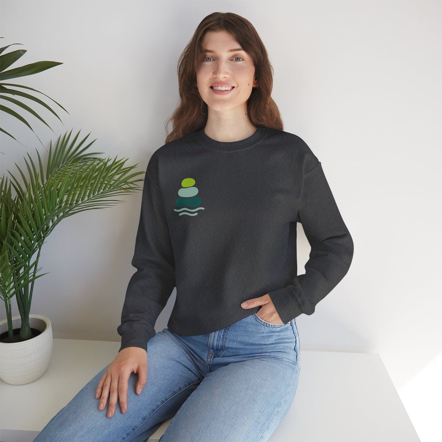 Serene Nature-Inspired Crewneck Sweatshirt | Unisex Eco-Friendly Apparel, Comfortable Relaxation Wear, Gift for Nature Lovers, Casual [...]