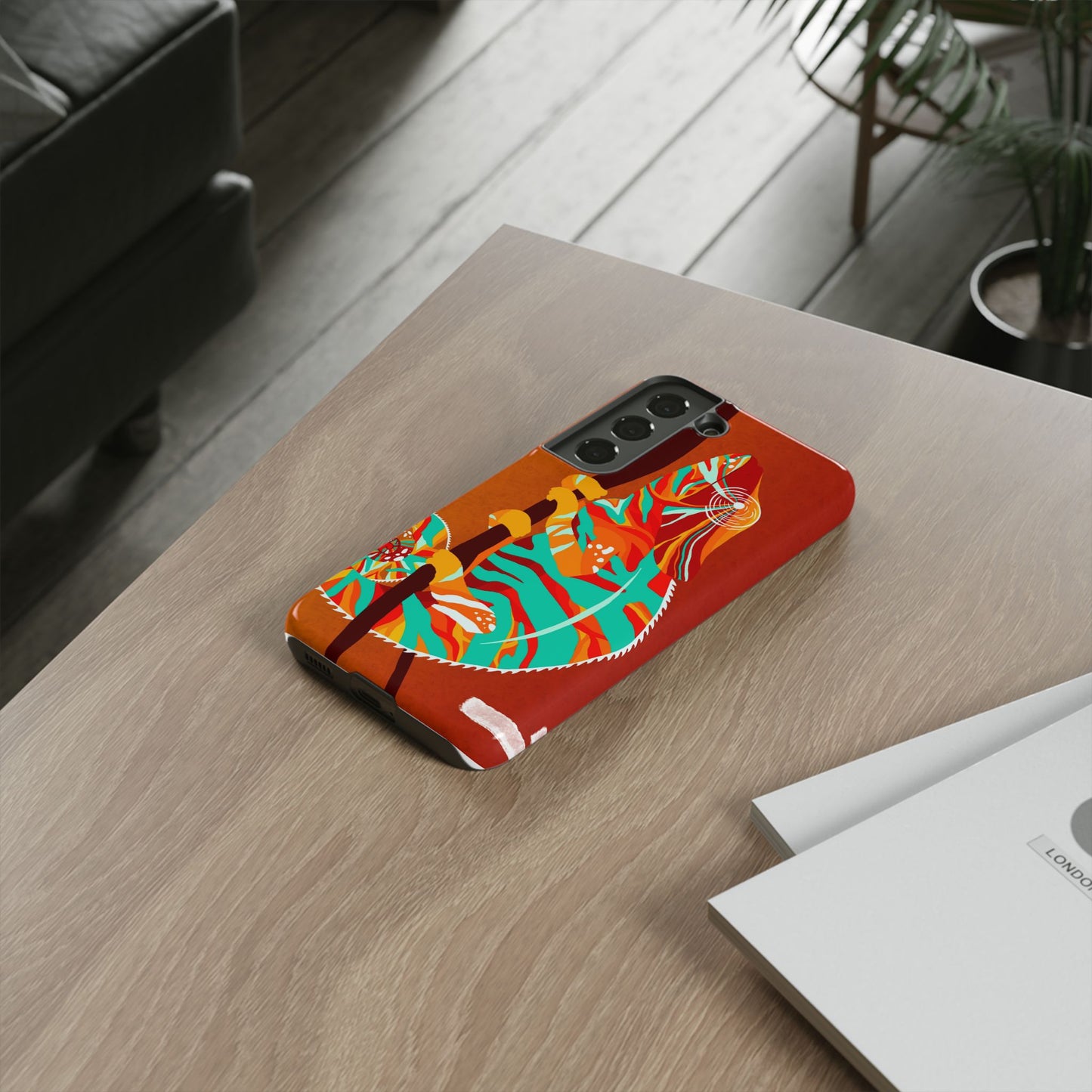 Chameleon Phone Case - Vibrant Artistic Design, Tough Cases for Animal Lovers, Unique Gift, Eco-Friendly Protection