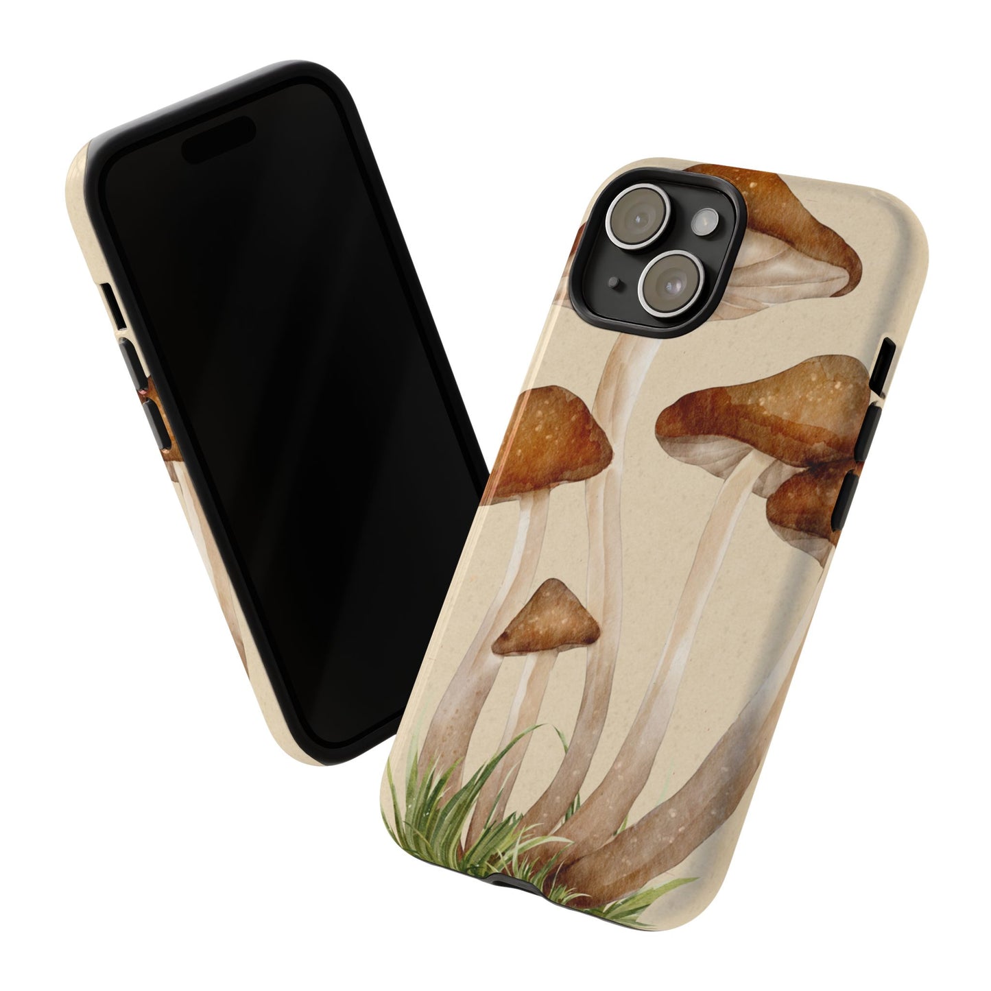 Mushroom Phone Case - Nature Lover, Eco-Friendly Gift, Cute Cell Phone Cover, Aesthetic Tech Accessory, Unique Fall Decor, Artsy Phone Cases, Cute, Gift for Her, Nature-inspired Designs, Durable Cases