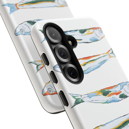 Tough Cases – Artistic Fish Design Phone Case, Unique Gift for Aquatic Lovers, Perfect for Birthdays, Holidays, and Everyday Use, Quirky Cases, Fun Phone Cases