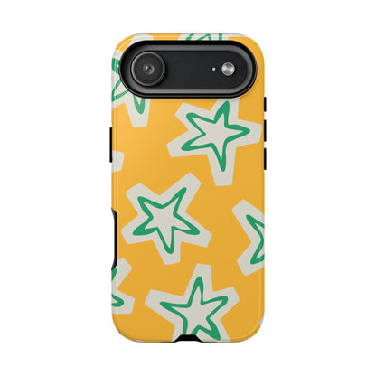 Retro Star Pattern Phone Case | Tough Cases, Colorful Cover for Phones, Phone Accessories, Gift for Her, Trendy Cases