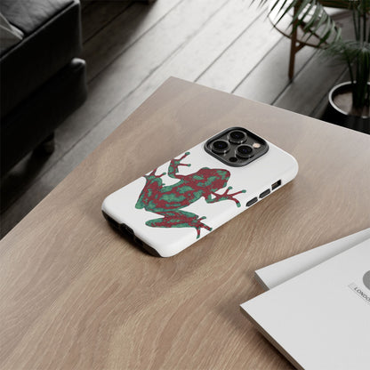 Frog Phone Case, Tough Cases, Eco-Friendly Phone Accessories, Unique Gifts for Nature Lovers, Cute Frog Design