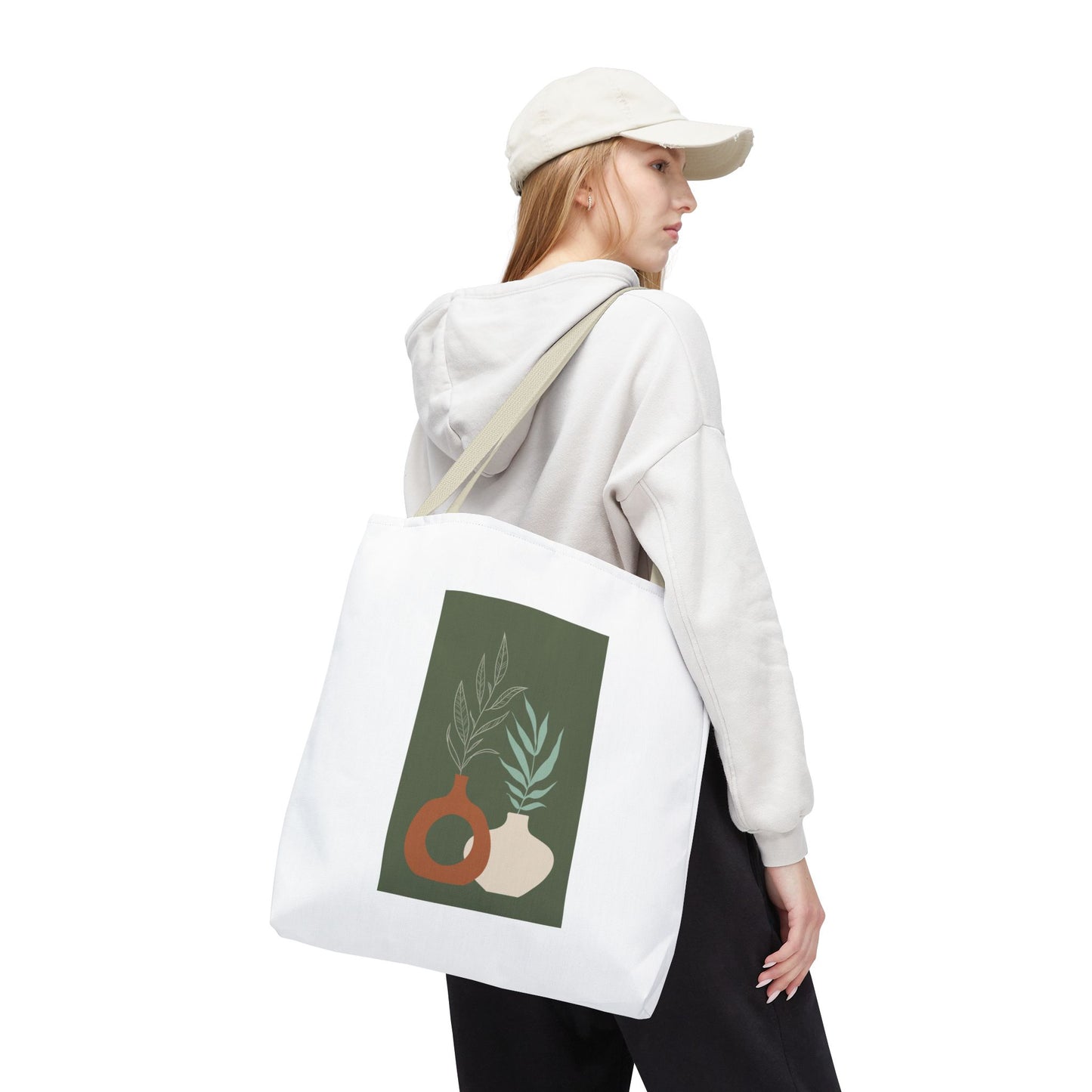 Stylish AOP Tote Bag, Eco-Friendly Shopping Bag, Reusable Carryall, Art Print Handbag, Gift for Her