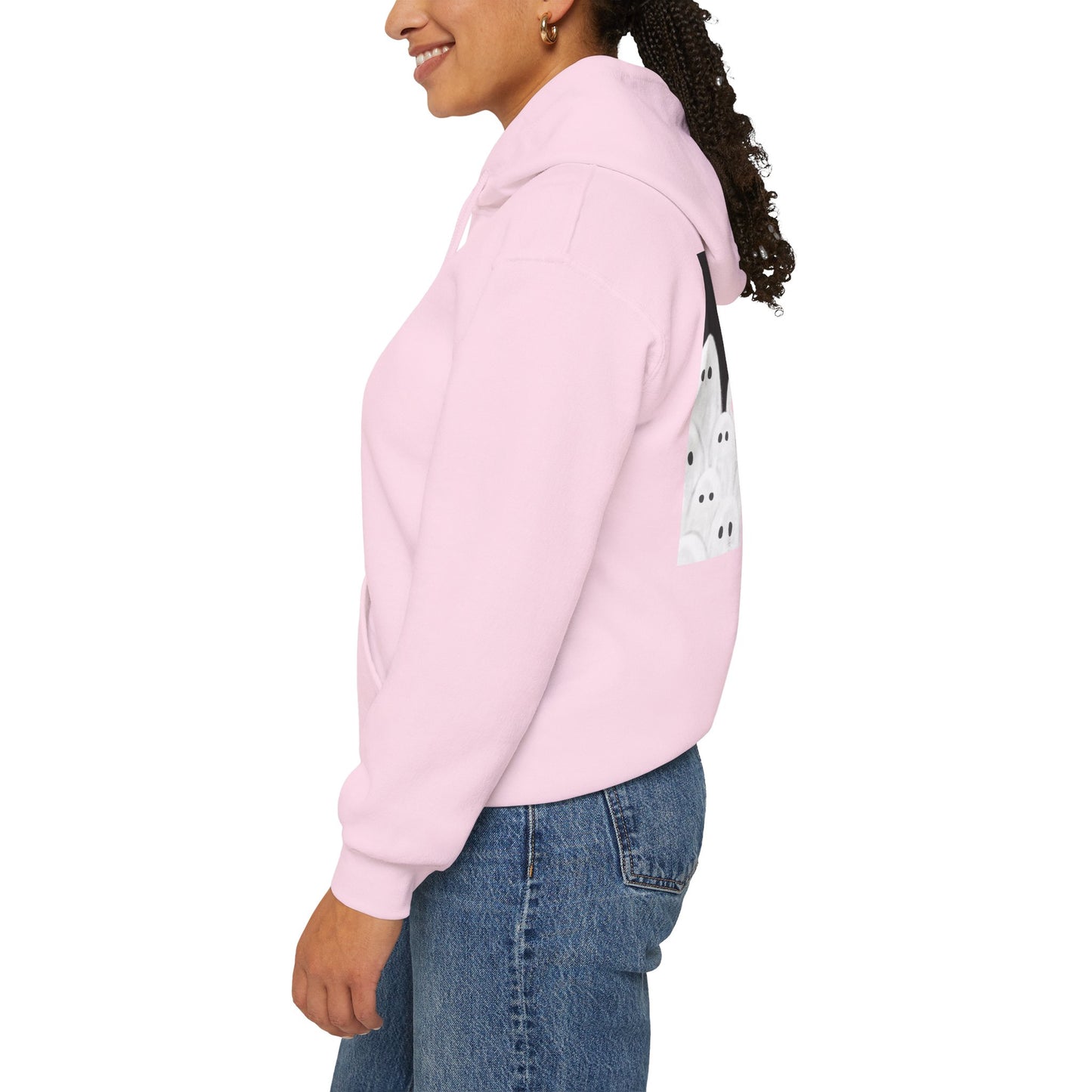 Painted Ghosts Pullover | Halloween Ghost Hoodie, Unisex Boo Sweatshirt, Spooky Gift for Fall, Cozy Halloween Apparel, Ghost Lover Hoodie, Perfect for Spooky Season