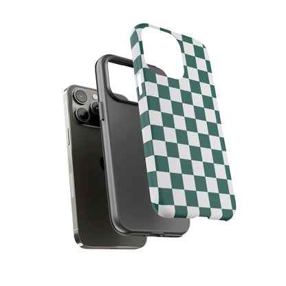 Stylish Checkered Phone Case, Protective Cover, Unique Gift, Trendy Accessory, Customizable Design, Ideal for All Ages