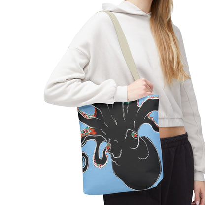 Octopus Tote Bag, Ocean Lover Gift, Reusable Shopping Bag, Beach Accessory, Eco-Friendly Bag, Grocery Tote