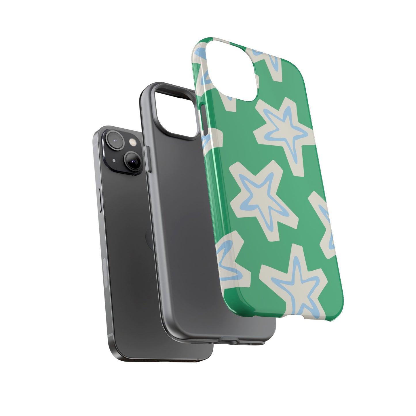 Retro Star Pattern Phone Case | Tough Cases, Colorful Cover for Phones, Phone Accessories, Gift for Her, Trendy Cases