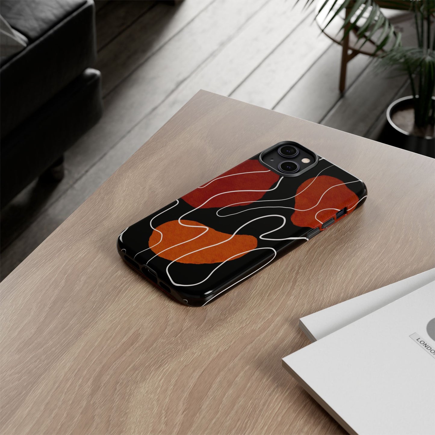 Stylish Phone Case with Abstract Design, Tough Cases for Modern Life, Trendy Phone Accessory, Unique Gift Idea, Holiday Present