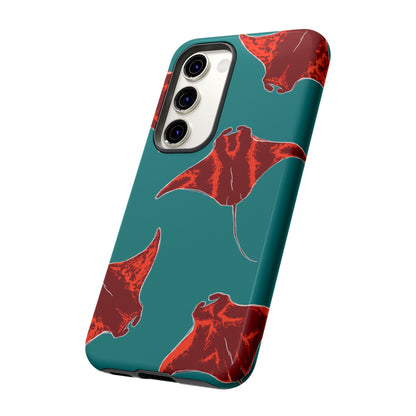Manta Ray Phone Case, Tropical Phone Cover, Ocean Vibe Accessories, Summer Gift Idea, Marine Animal Merchandise
