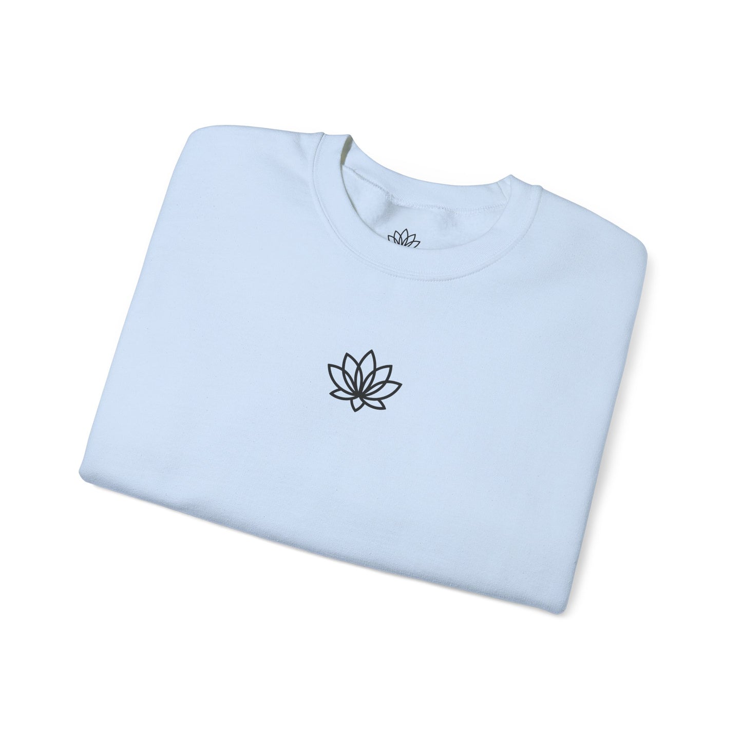 Lotus Flower Unisex Crewneck Sweatshirt, Cozy Sweatshirt, Flower Sweatshirt, Gift for Her, Casual Wear, Spring Fashion