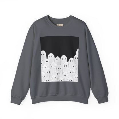 Painted Ghosts Crewneck | Cozy Sweatshirt, Perfect for Halloween, Fall, and Spooky Season