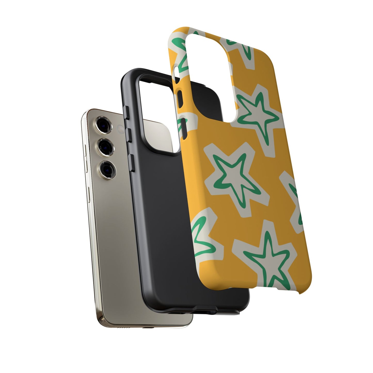 Retro Star Pattern Phone Case | Tough Cases, Colorful Cover for Phones, Phone Accessories, Gift for Her, Trendy Cases