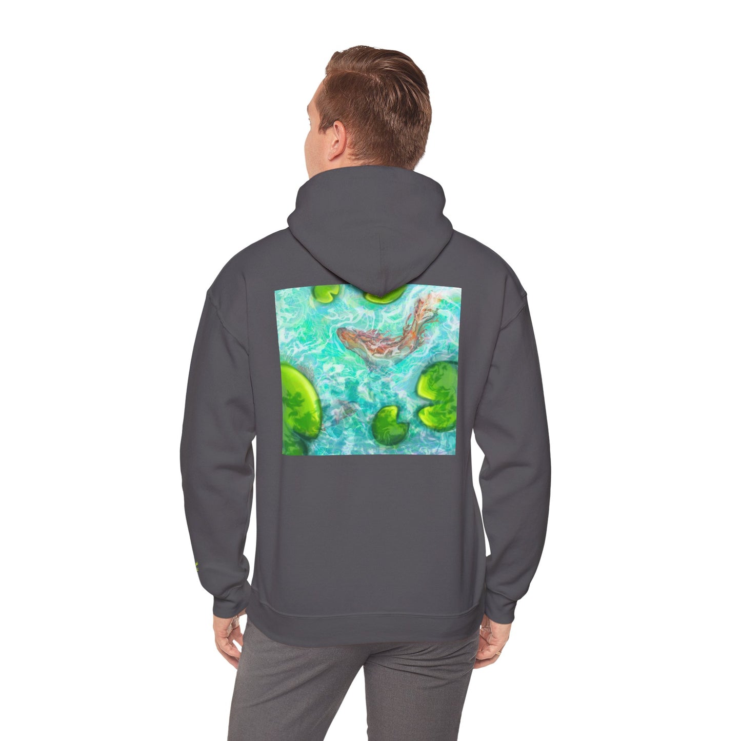 Nature-Inspired Unisex Hooded Sweatshirt, Comfortable Pullover, Casual Clothing, Eco-Friendly Gift, Chill Vibe Hoodie, Relaxing Outfit