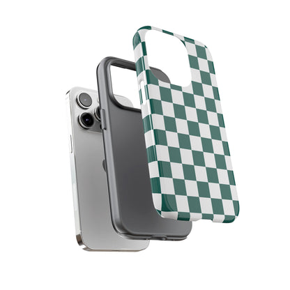 Stylish Checkered Phone Case, Protective Cover, Unique Gift, Trendy Accessory, Customizable Design, Ideal for All Ages