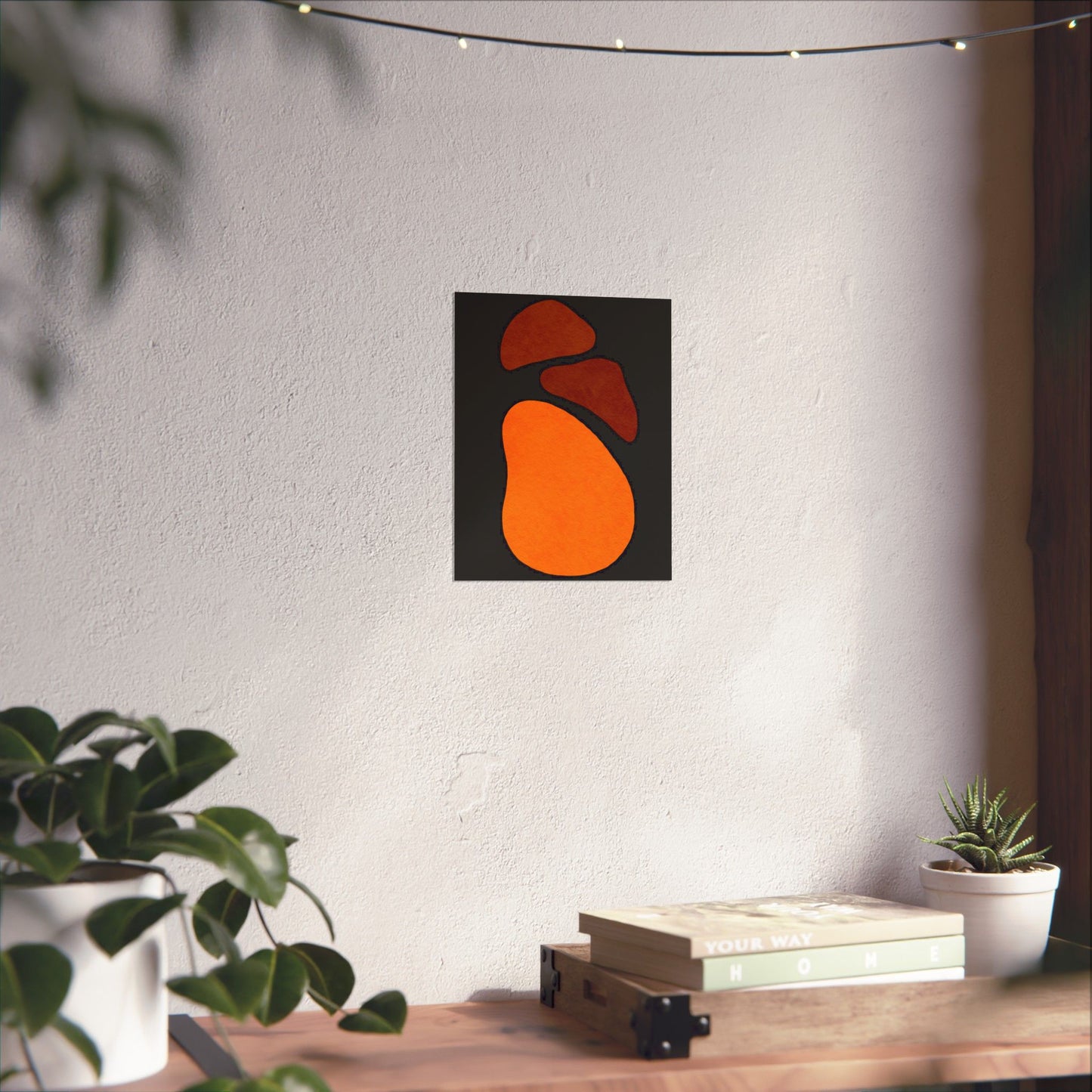 Modern Abstract Matte Vertical Posters, Minimalist Wall Art, Boho Decor, Home Office Artwork, Gift for Art Lovers