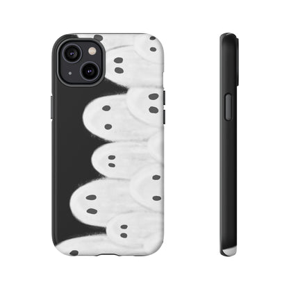 Painted Ghosts Phone Case | Ghostly Tough Phone Case for Spooky Style, Halloween Gift, Phone Cover, Ghost Theme, Unique Accessory, Spooky Season, Viral Painted Ghosts Inspired Design