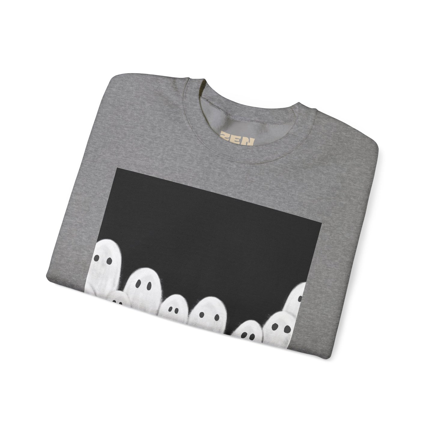 Painted Ghosts Crewneck | Cozy Sweatshirt, Perfect for Halloween, Fall, and Spooky Season