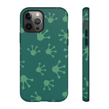 Frog Print Phone Case, Nature Lover Gift, Eco-Friendly Cover, Fun Green Design, Unique Frog Accessories