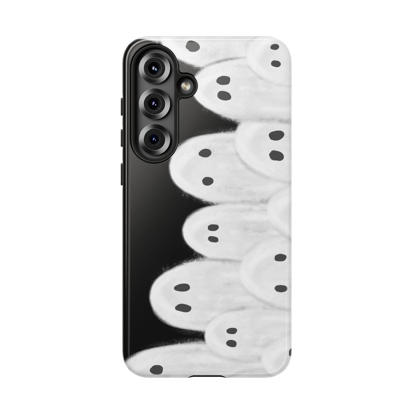 Painted Ghosts Phone Case | Ghostly Tough Phone Case for Spooky Style, Halloween Gift, Phone Cover, Ghost Theme, Unique Accessory, Spooky Season, Viral Painted Ghosts Inspired Design