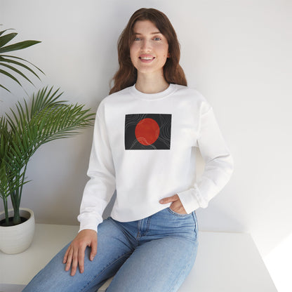Minimalist Sunset Crewneck Sweatshirt, Cozy Unisex Sweater for Everyday Wear, Gift for Fall, Layering Essential