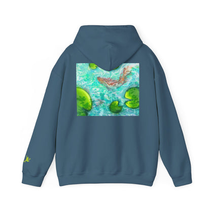 Nature-Inspired Unisex Hooded Sweatshirt, Comfortable Pullover, Casual Clothing, Eco-Friendly Gift, Chill Vibe Hoodie, Relaxing Outfit