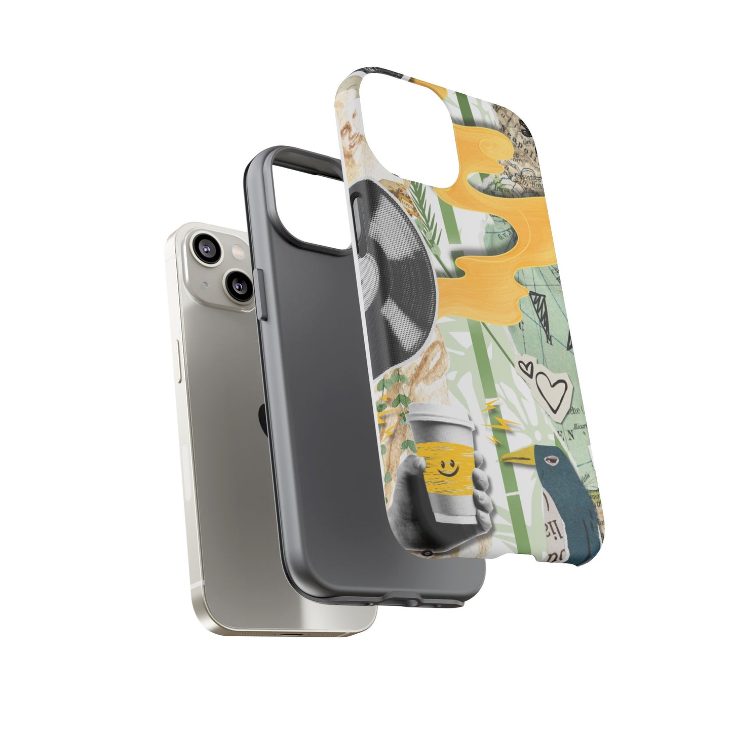 Artistic Phone Case, Unique Cell Phone Cover, Trendy Gifts for Music Lovers, Eco-Friendly Phone Accessory, Stylish Tech Gifts, Cool Cases, Unique Phone Cases