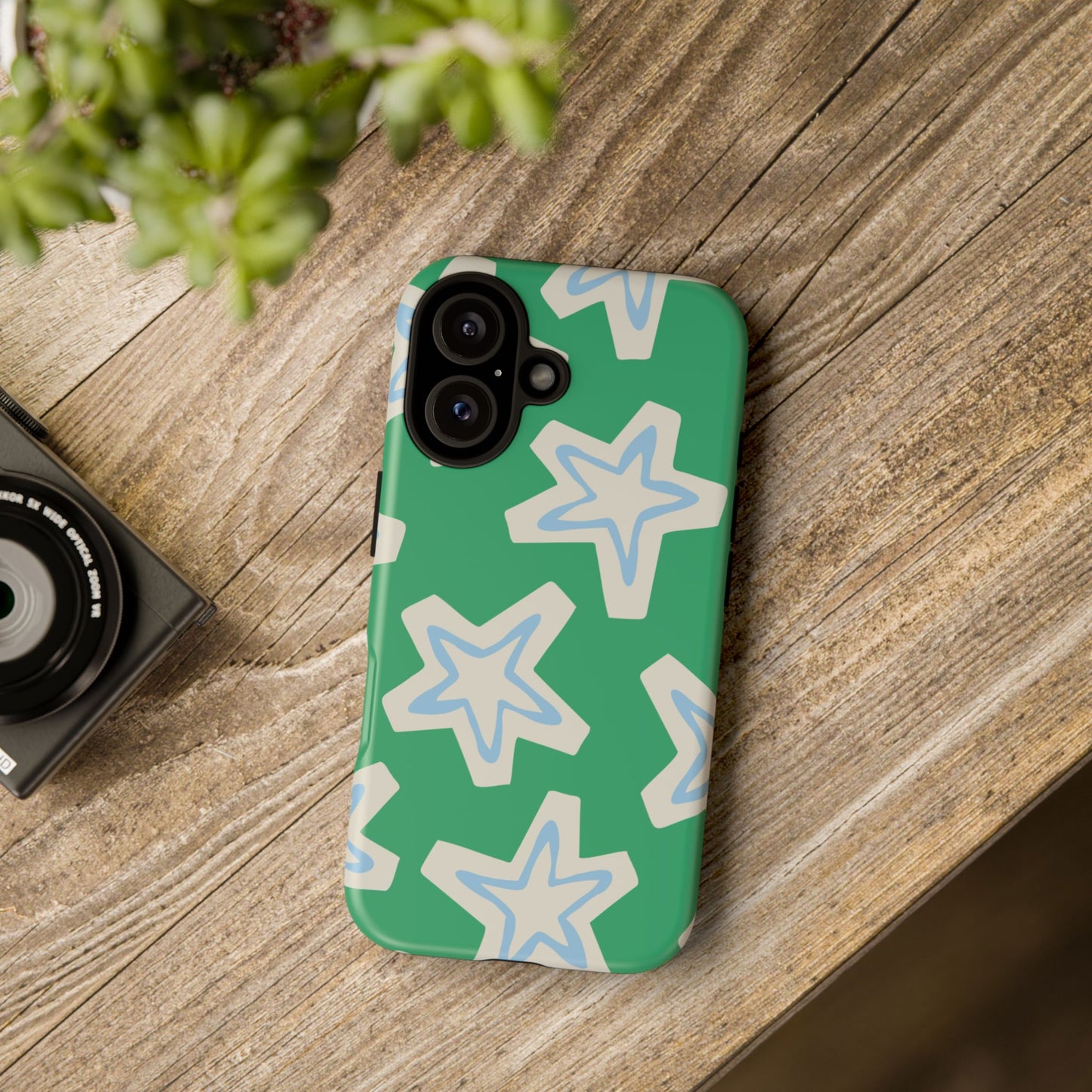 Retro Star Pattern Phone Case | Tough Cases, Colorful Cover for Phones, Phone Accessories, Gift for Her, Trendy Cases