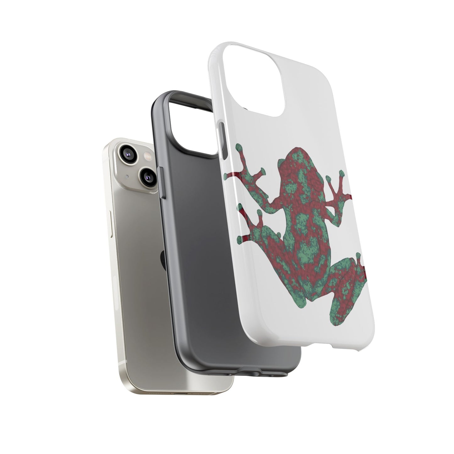 Frog Phone Case, Tough Cases, Eco-Friendly Phone Accessories, Unique Gifts for Nature Lovers, Cute Frog Design
