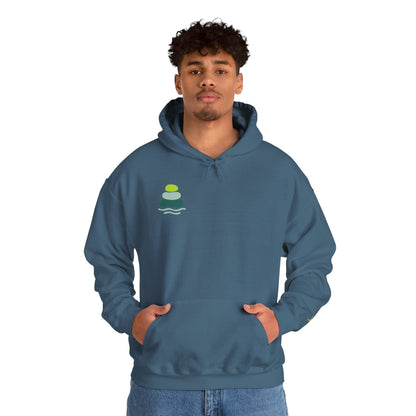 Nature-Inspired Unisex Hooded Sweatshirt, Comfortable Pullover, Casual Clothing, Eco-Friendly Gift, Chill Vibe Hoodie, Relaxing Outfit