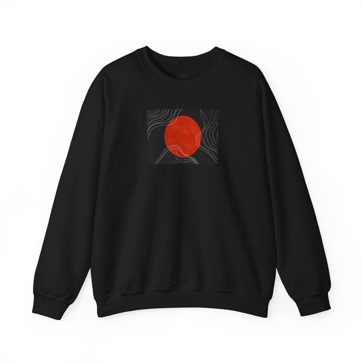 Minimalist Sunset Crewneck Sweatshirt, Cozy Unisex Sweater for Everyday Wear, Gift for Fall, Layering Essential