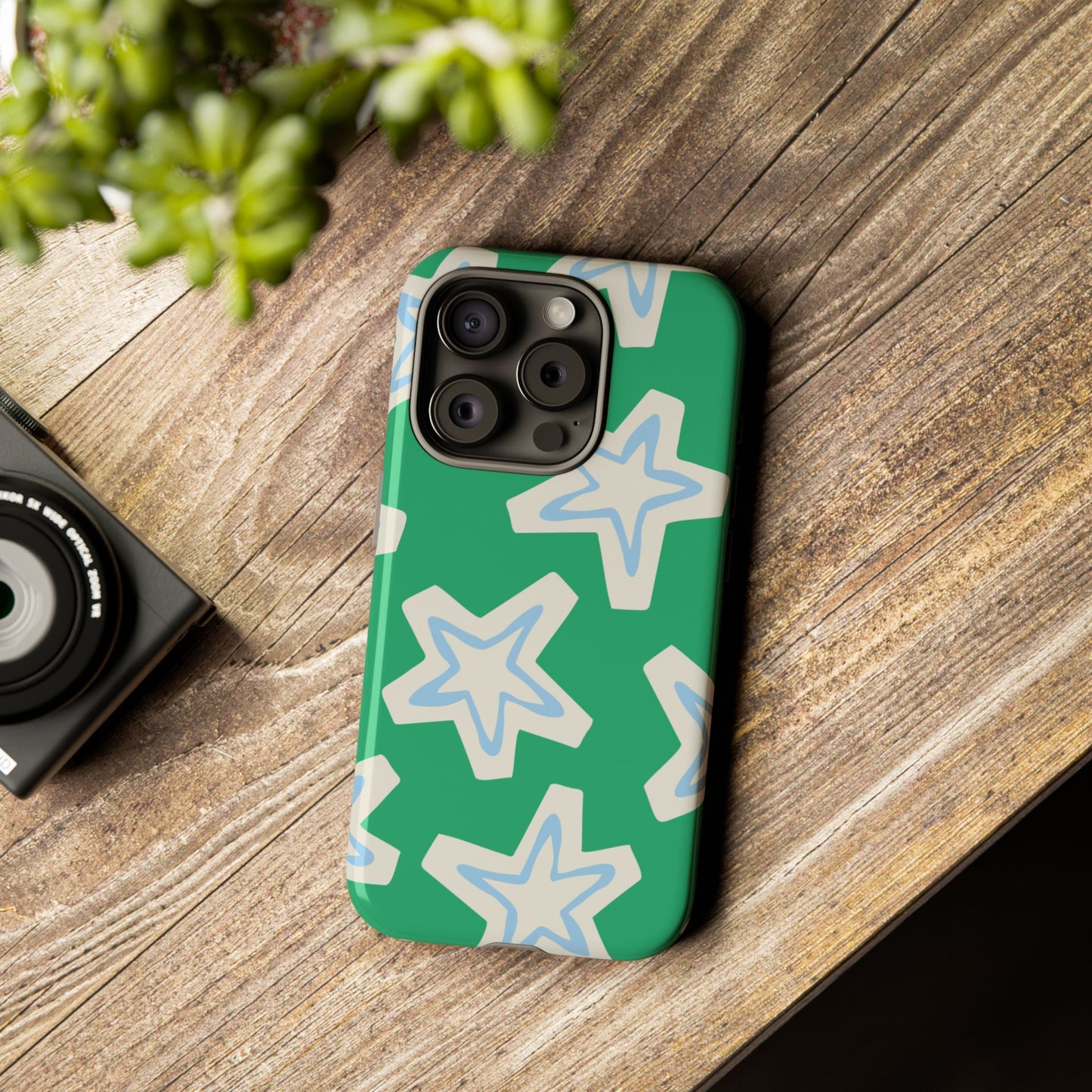 Retro Star Pattern Phone Case | Tough Cases, Colorful Cover for Phones, Phone Accessories, Gift for Her, Trendy Cases