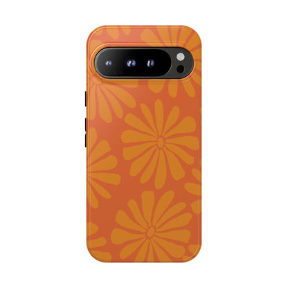 Stylish iPhone Case, Floral Phone Cover, Tough Phone Cases, Green Daisy Design, Unique Gift for Her, Spring Accessories
