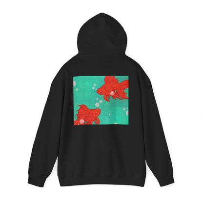 Colorful Goldfish Hoodie, Unisex Sweatshirt, Cozy Everyday Wear, Perfect for Gifts, Fun Fashion for Animal Lovers, Vibrant Pullover