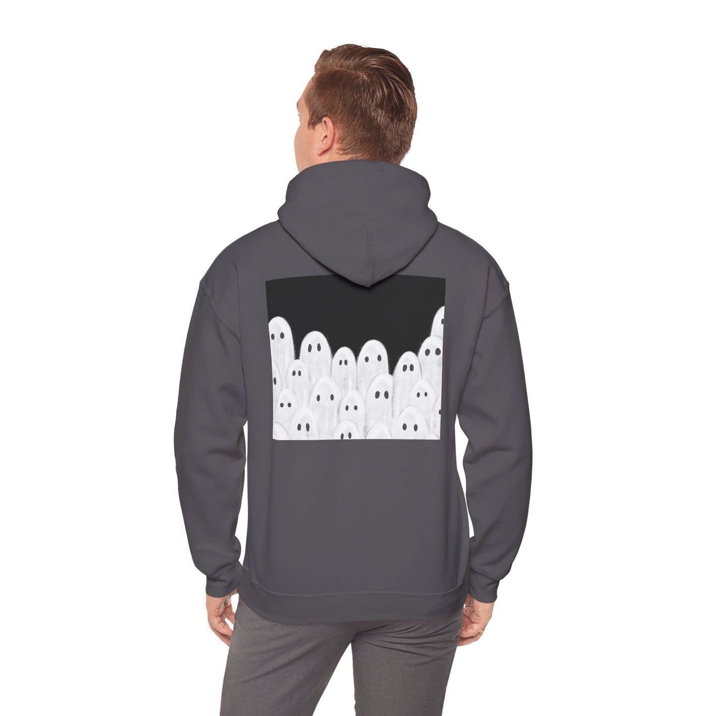 Painted Ghosts Pullover | Halloween Ghost Hoodie, Unisex Boo Sweatshirt, Spooky Gift for Fall, Cozy Halloween Apparel, Ghost Lover Hoodie, Perfect for Spooky Season