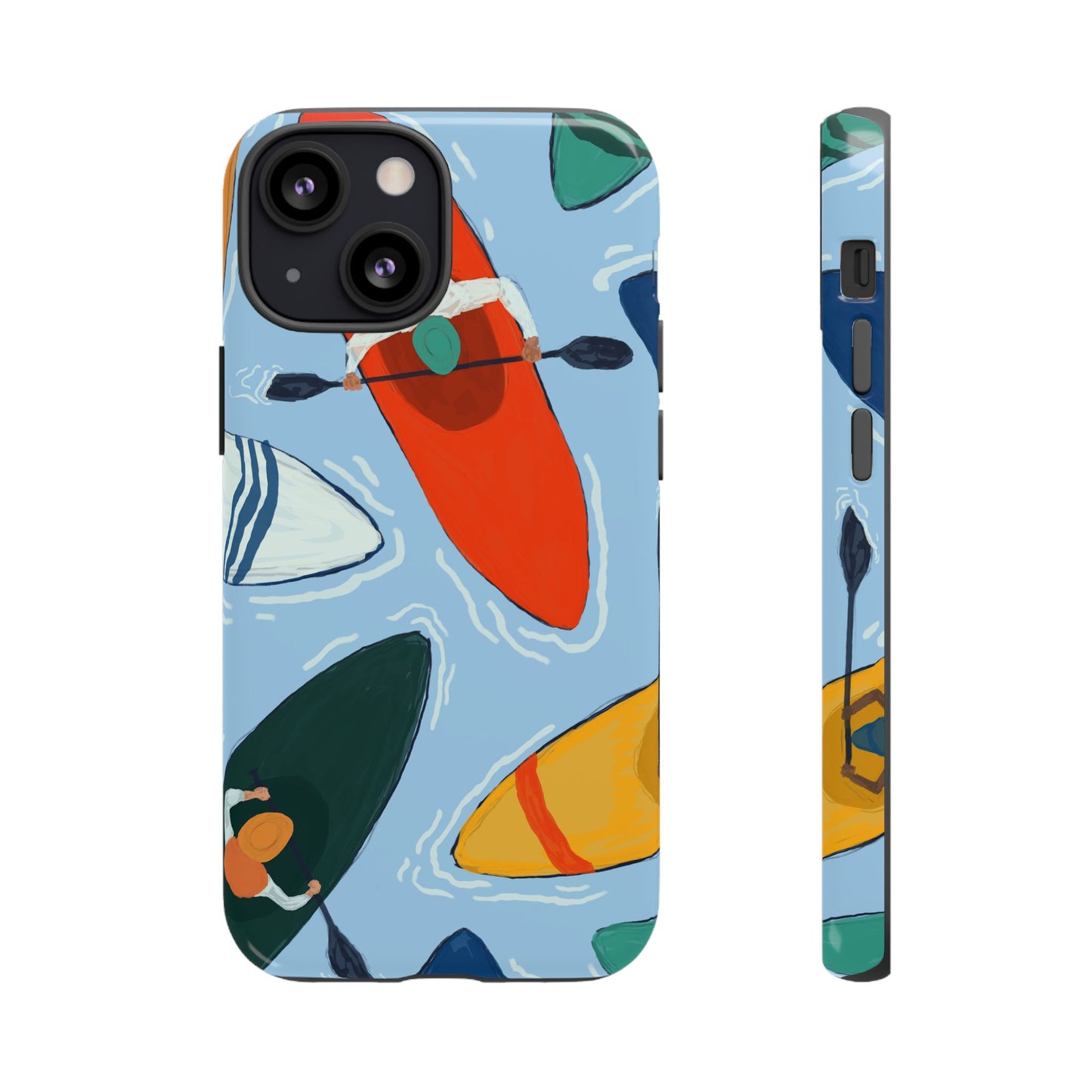 Kayak Phone Case - Tough Cases for Outdoor Enthusiasts, Birthday Gifts, Adventure Gear, Kayaking Accessories, Nature Lover Decor, Artsy Phone Cases