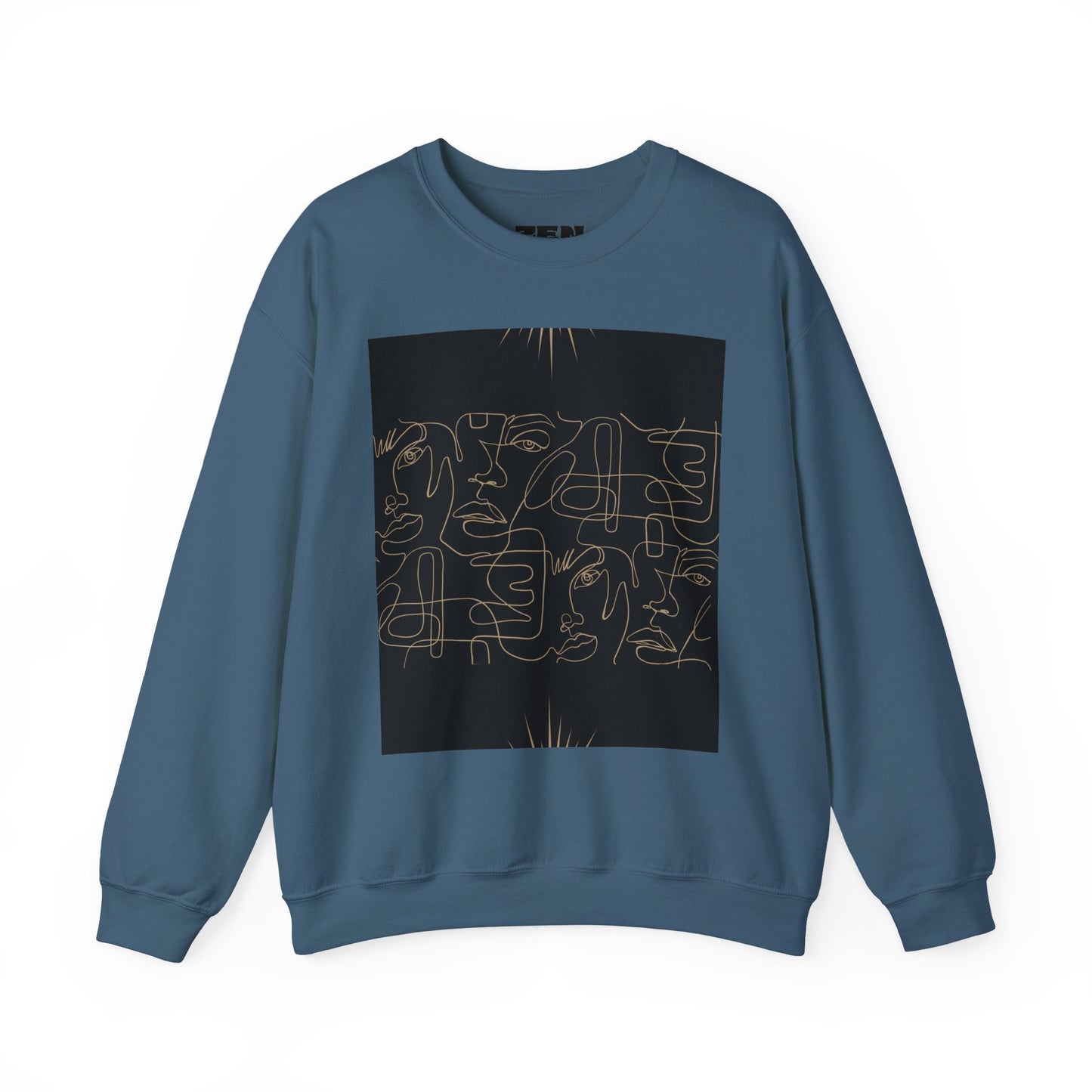 Stylish Unisex Crewneck Sweatshirt - Modern Art Design, Cozy Gift for Him/Her, Perfect for Fall, Casual Wear, Art Lovers, Abstract, Minimalist, Autumn Vibes