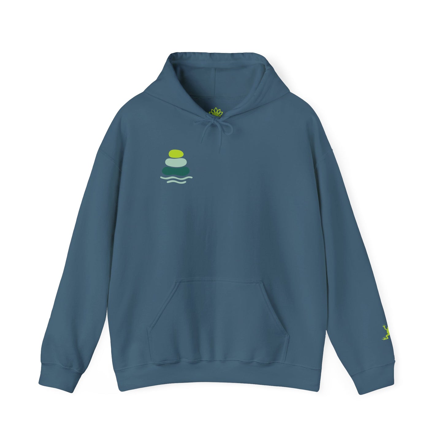 Nature-Inspired Unisex Hooded Sweatshirt, Comfortable Pullover, Casual Clothing, Eco-Friendly Gift, Chill Vibe Hoodie, Relaxing Outfit