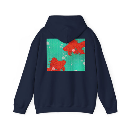 Colorful Goldfish Hoodie, Unisex Sweatshirt, Cozy Everyday Wear, Perfect for Gifts, Fun Fashion for Animal Lovers, Vibrant Pullover
