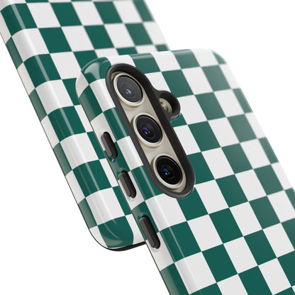 Stylish Checkered Phone Case, Protective Cover, Unique Gift, Trendy Accessory, Customizable Design, Ideal for All Ages