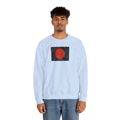 Minimalist Sunset Crewneck Sweatshirt, Cozy Unisex Sweater for Everyday Wear, Gift for Fall, Layering Essential