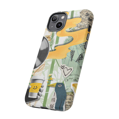 Artistic Phone Case, Unique Cell Phone Cover, Trendy Gifts for Music Lovers, Eco-Friendly Phone Accessory, Stylish Tech Gifts, Cool Cases, Unique Phone Cases