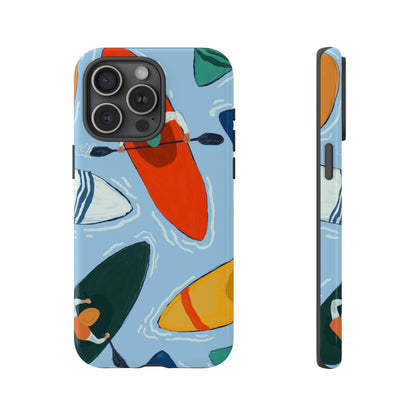 Kayak Phone Case - Tough Cases for Outdoor Enthusiasts, Birthday Gifts, Adventure Gear, Kayaking Accessories, Nature Lover Decor, Artsy Phone Cases